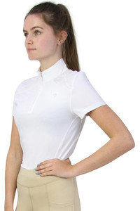 2023 Hy Equestrian Junior Scarlet Show Shirt 3160 - White